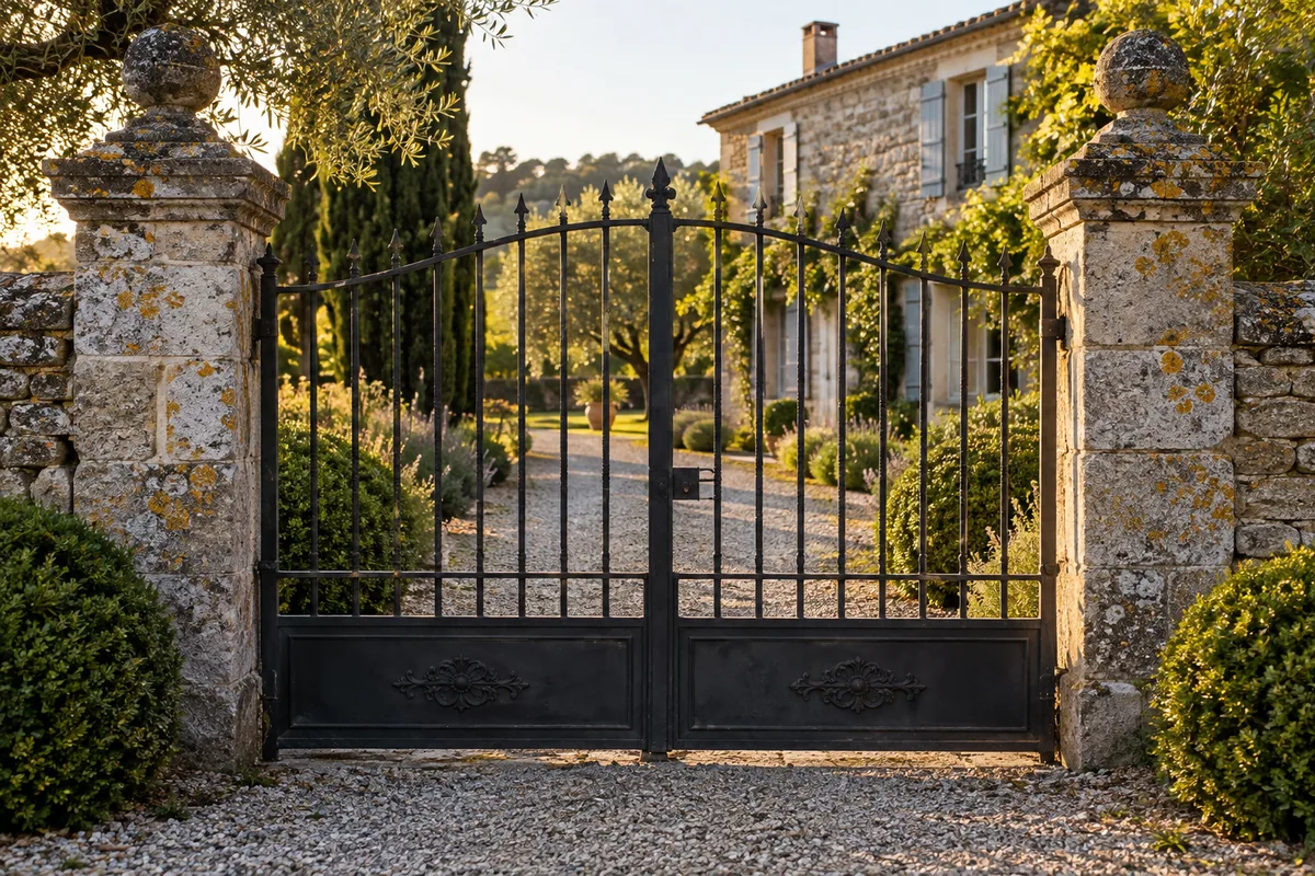 Portail maison ancienne : style, matériaux et règles
